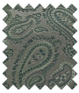 Dark Sage Paisley Wedding Swatch - Swatch - - Swagger & Swoon