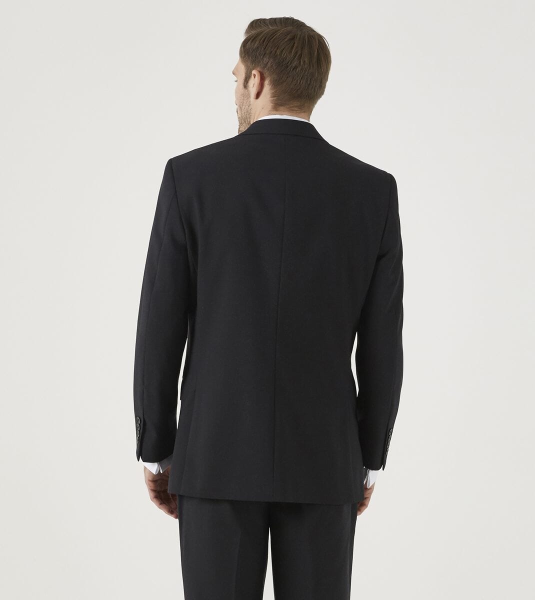 Darwin 2 Button Black Jacket - Blazers & Jackets - - THREADPEPPER