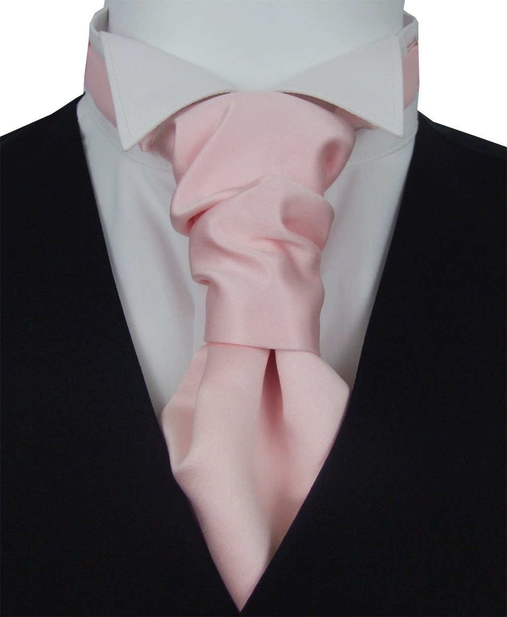 Delicate Pink Pre-Tied Wedding Cravat - Wedding