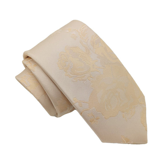 Ecru Blooms Wedding Tie - Wedding Tie - Regular - Swagger & Swoon