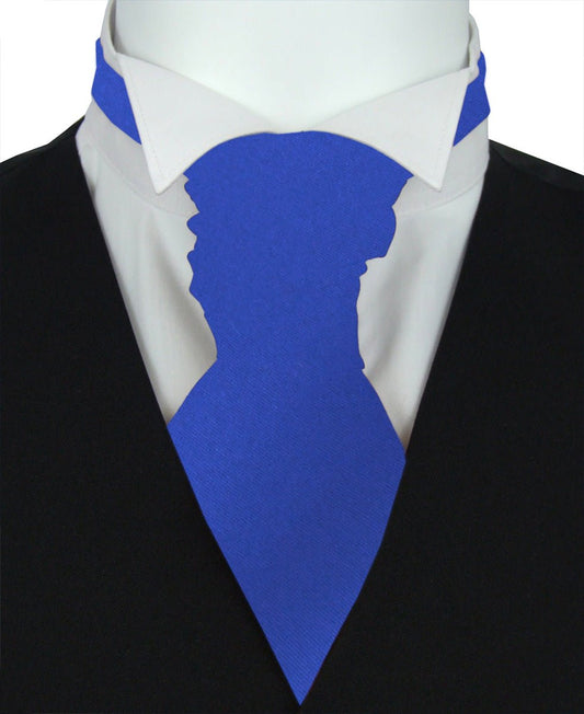 Egyptian Blue Wedding Cravat - Wedding Cravat - Pre-Tied - Swagger & Swoon
