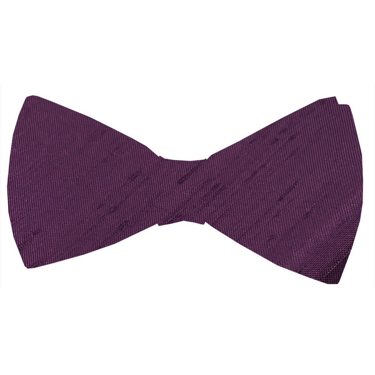 Elderberry Shantung Bow Ties - Wedding Bow Tie - Pre-Tied - Swagger & Swoon
