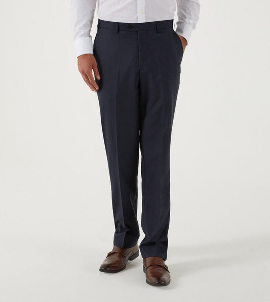 Farnham Navy Trousers - Trousers - 28R - THREADPEPPER