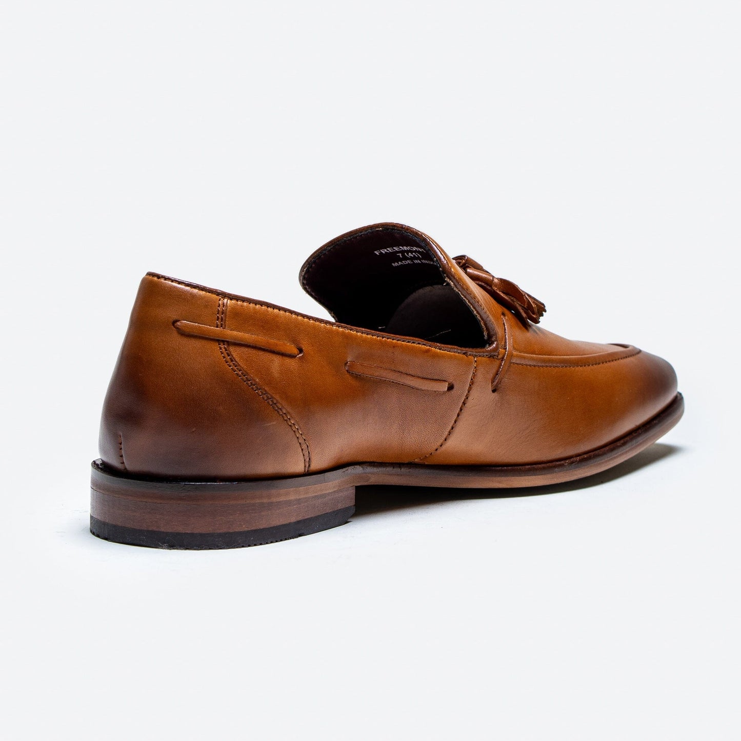 Freemont Tassel Tan Leather Loafers - Shoes - - THREADPEPPER