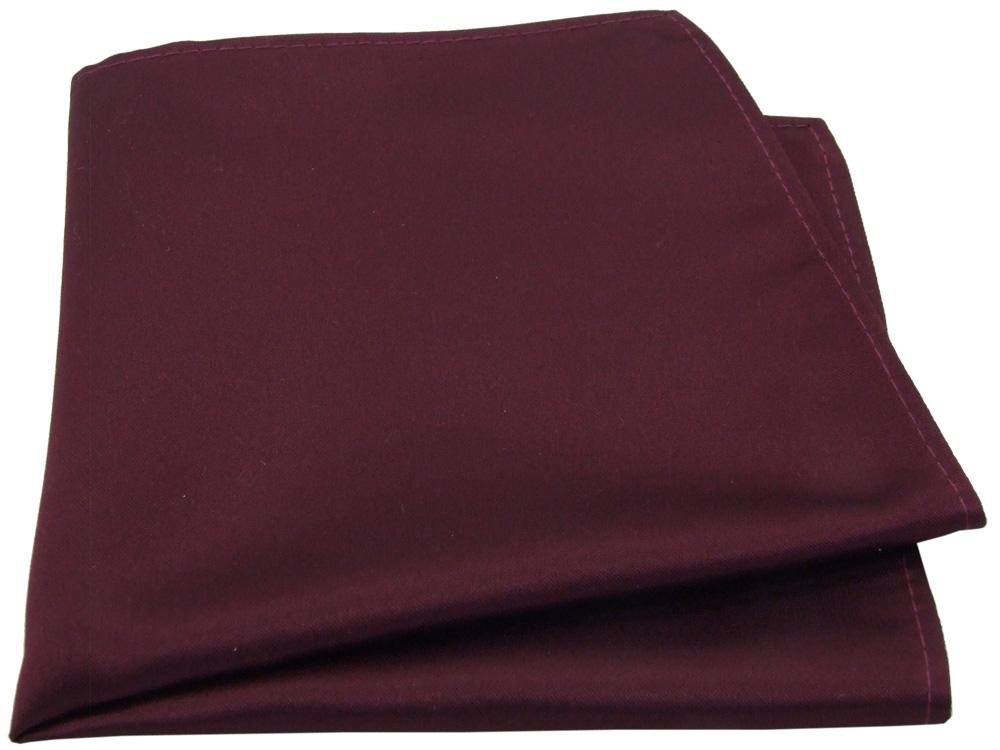 Garnet Pocket Square - Wedding