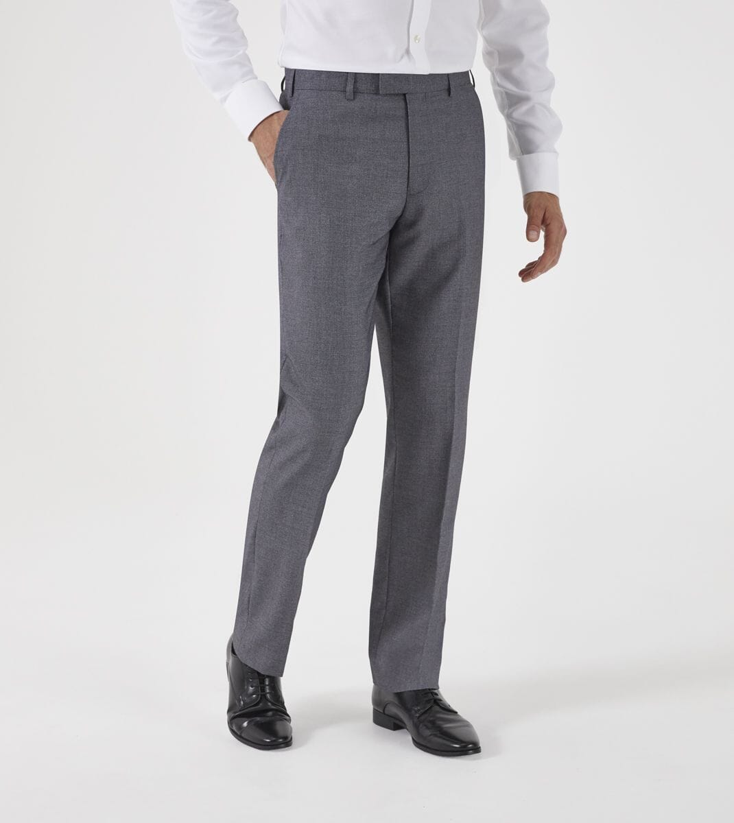 Harcourt Silver Trousers - Trousers - 28R - THREADPEPPER