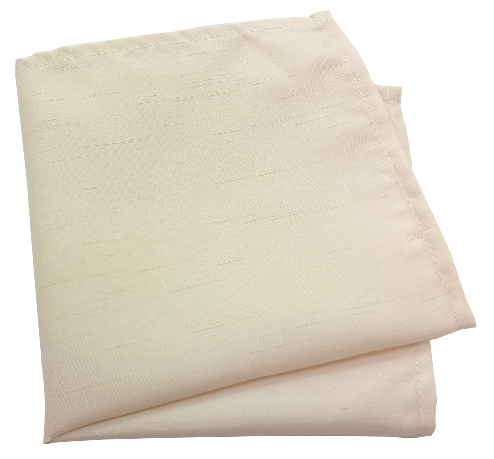 CLEARANCE - Cream Shantung Pocket Square