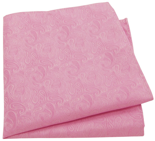 Rose Paisley Pocket Square