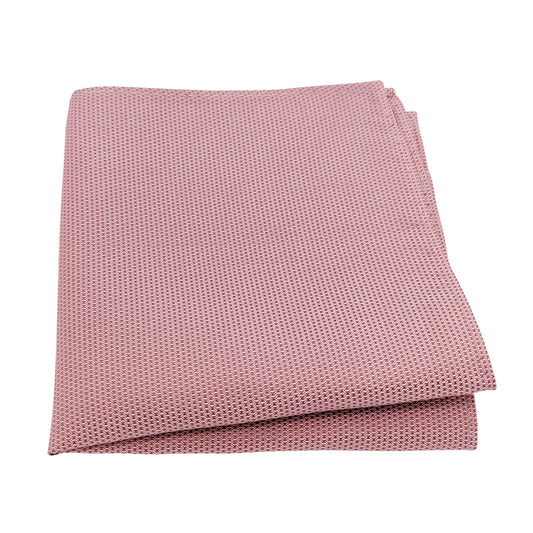 Mid Rose Textured Pocket Square