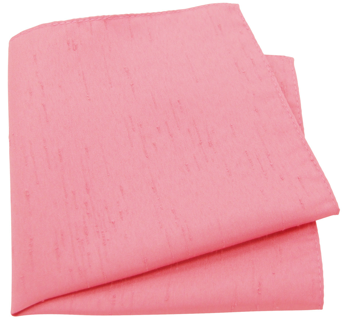 Dusky Pink Shantung Pocket Square