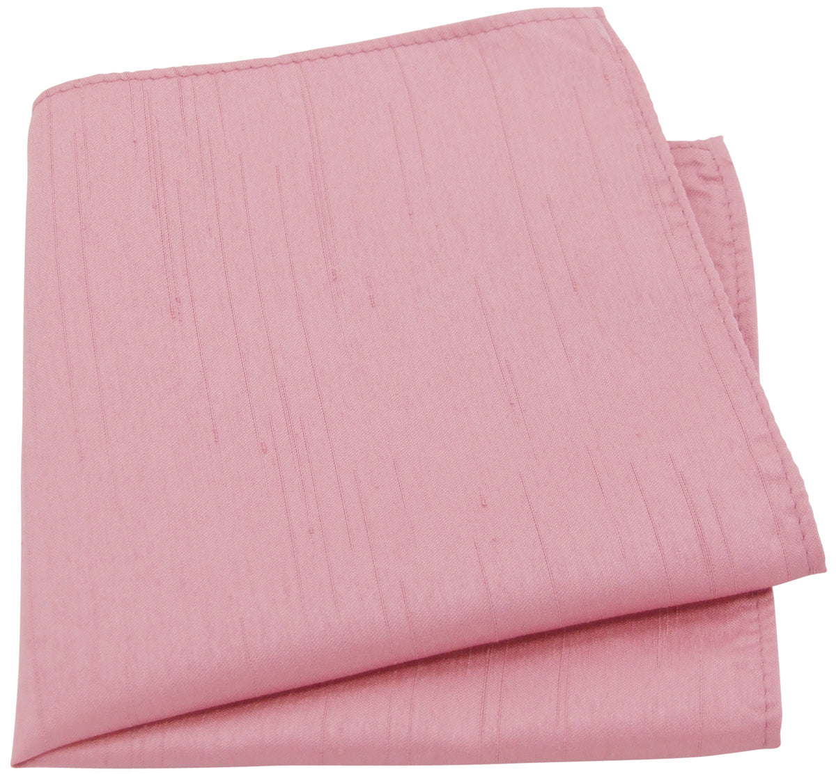 Sweet Pink Shantung Pocket Square