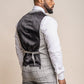 Ghost Pale Grey Checked Waistcoat