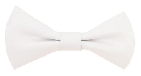 Ivory Lace Shantung Boys Bow Ties - Childrenswear - Neckstrap - Swagger & Swoon