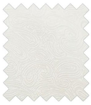 Ivory Paisley Wedding Swatch - Swatch - - Swagger & Swoon