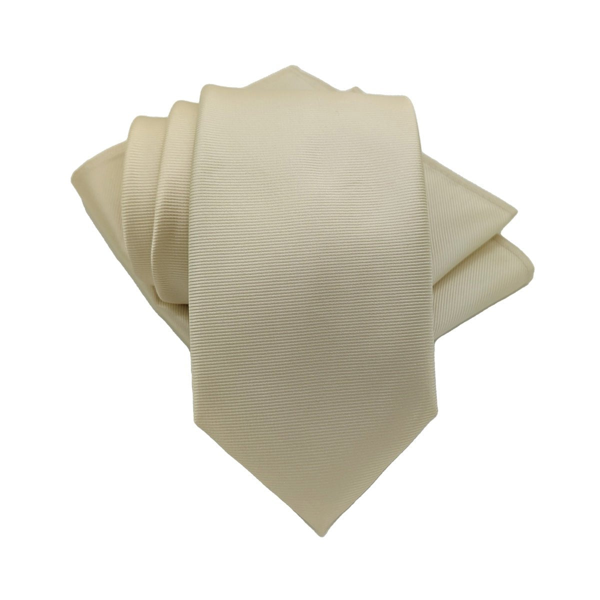 Ivory Twill Pocket Square - Wedding Pocket Square - - Swagger & Swoon