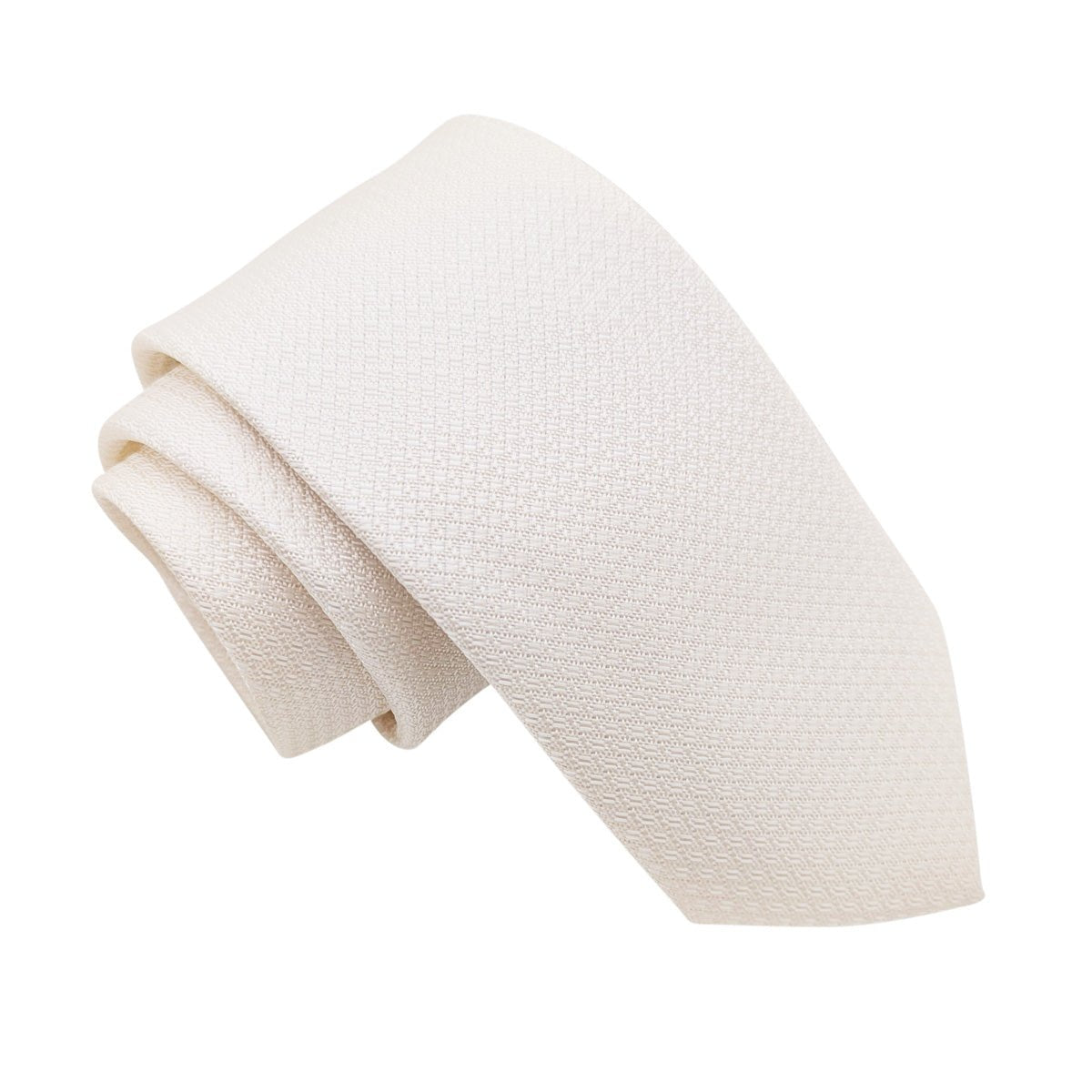 Ivory Woven Wedding Tie - Wedding Tie - Regular - Swagger & Swoon
