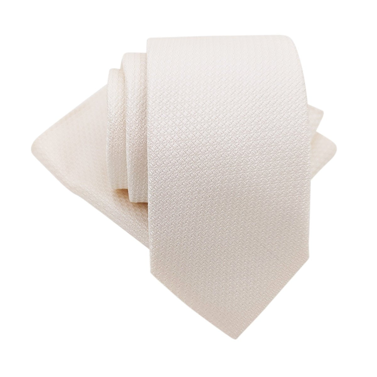 Ivory Woven Wedding Tie - Wedding Tie - Regular - Swagger & Swoon