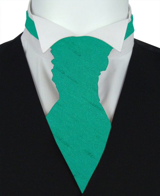 Jade Shantung Boys Wedding Cravat - Childrenswear - - Swagger & Swoon