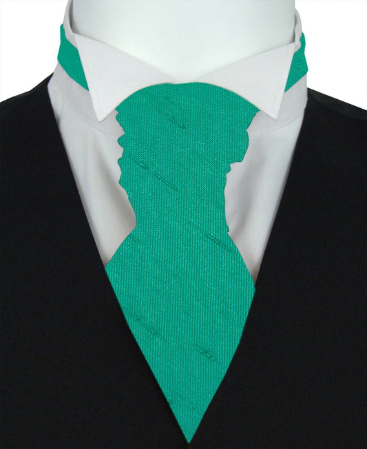 Jade Shantung Wedding Cravats - Wedding Cravat - Pre-Tied - Swagger & Swoon