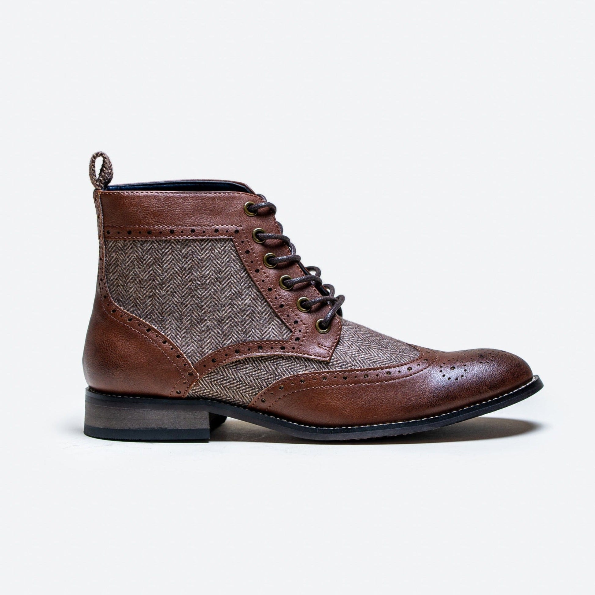 Jones Brown & Tweed Boots - Boots - 7 - THREADPEPPER