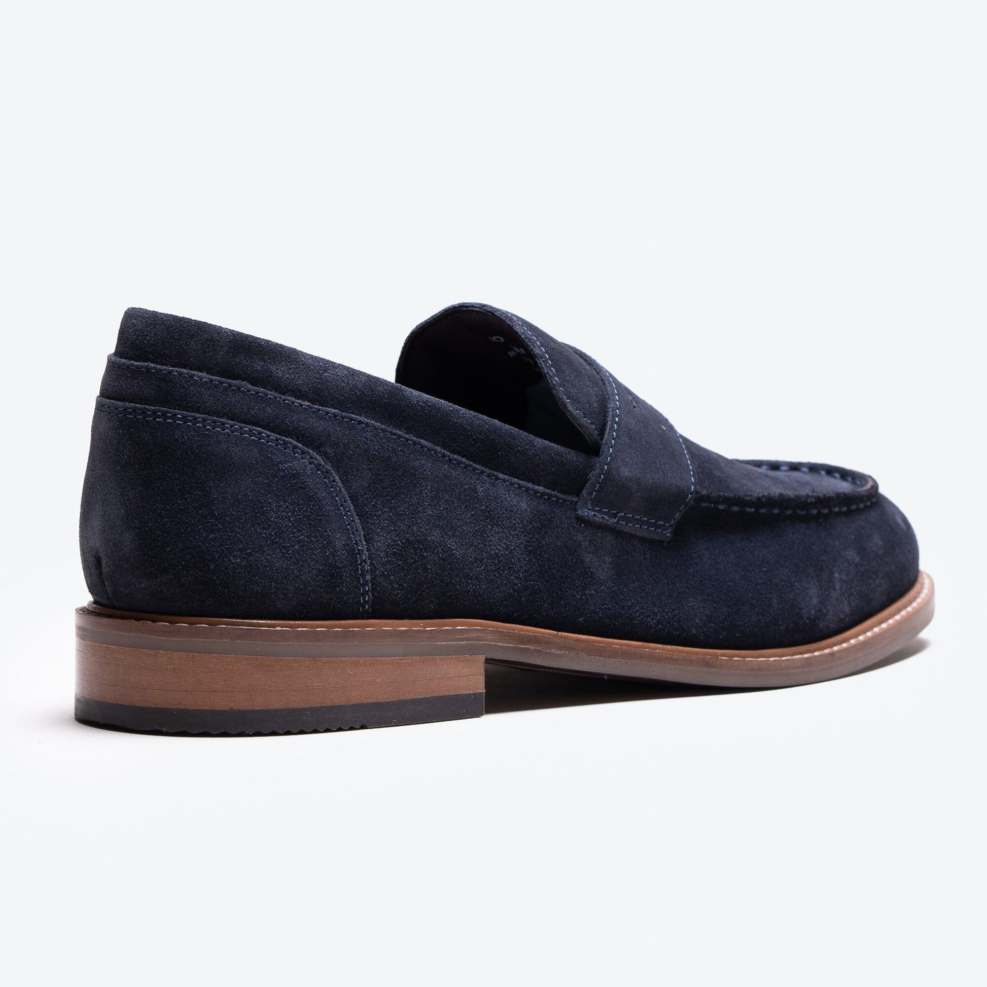 Jordan Navy Suede Loafers - Shoes - - THREADPEPPER
