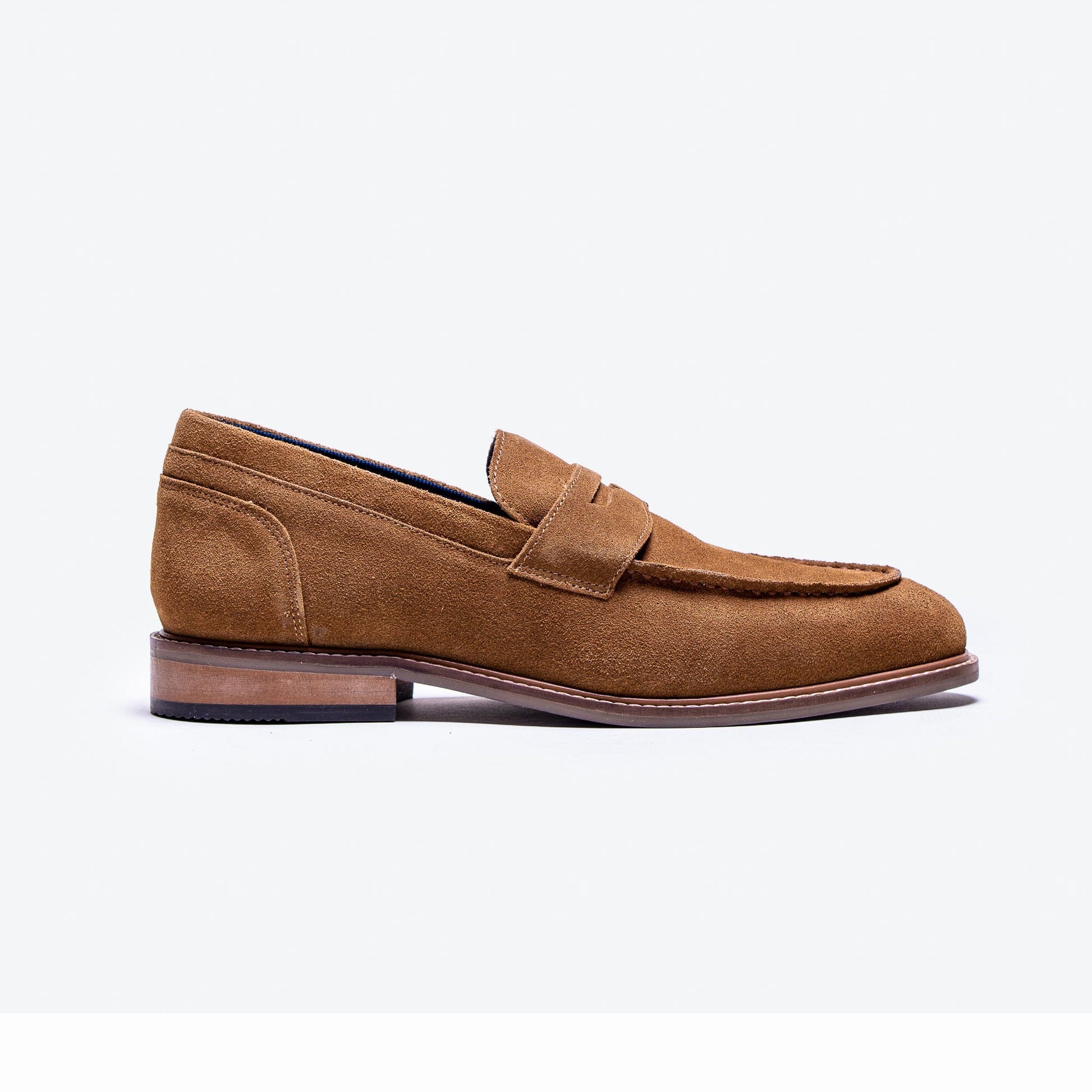 Jordan Tan Suede Loafers - Shoes - 7 - THREADPEPPER