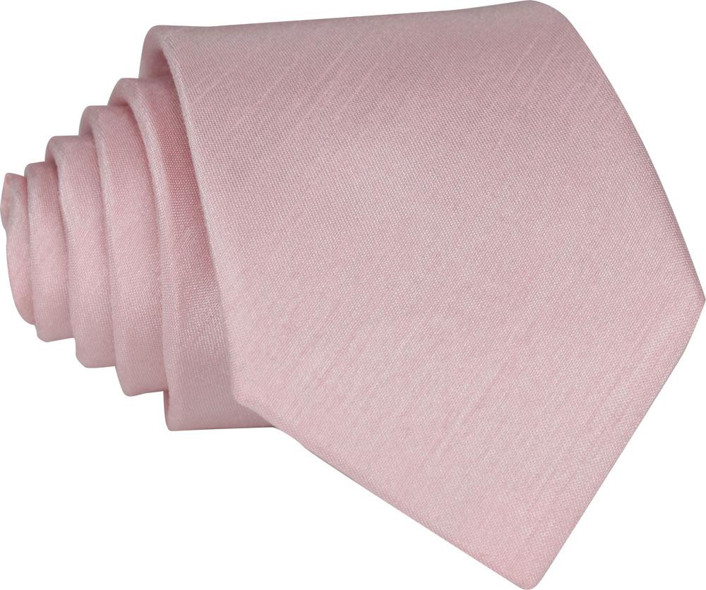 Light Pink Shantung Boys Tie - Childrenswear