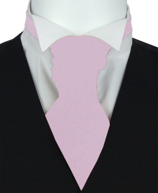 Mauve Boys Pre-Tied Wedding Cravat - Childrenswear