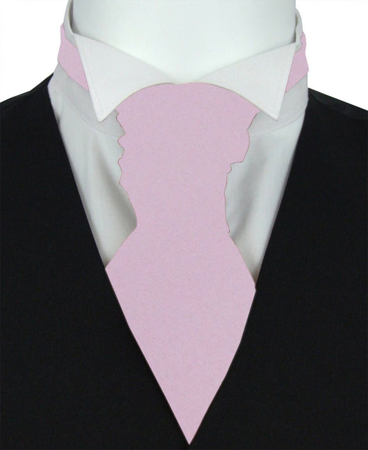 Mauve Pre-Tied Wedding Cravat - Wedding