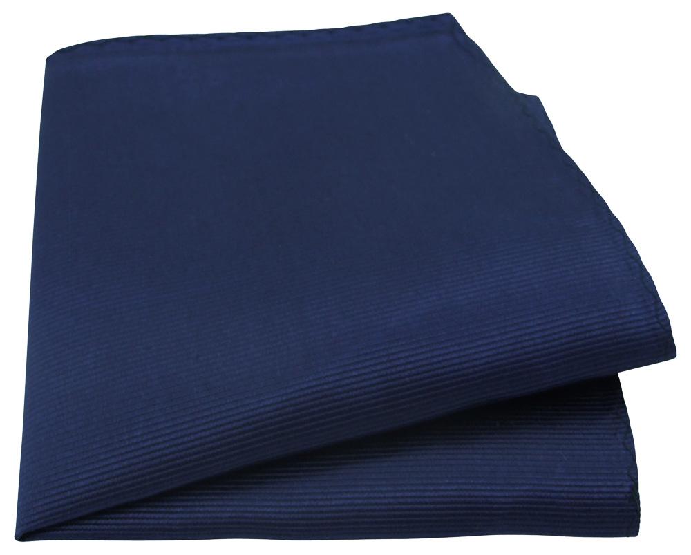 Midnight Blue Silk Pocket Square - Wedding