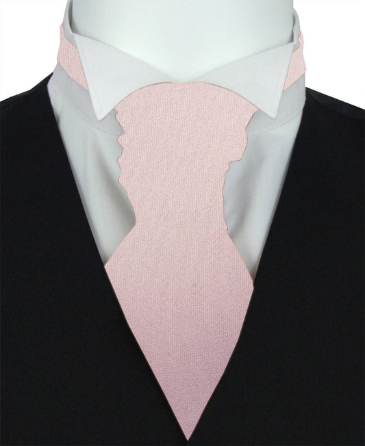 Mink Pre-Tied Wedding Cravat - Wedding