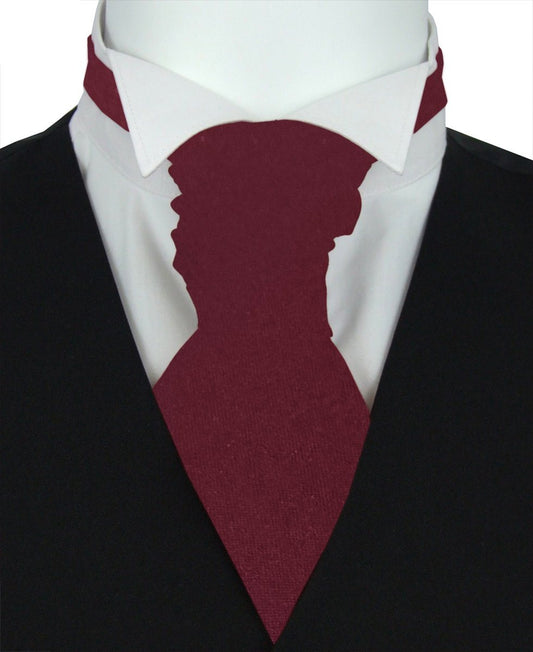 Mulberry Pre-Tied Wedding Cravat - Wedding