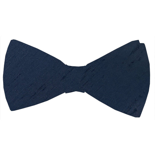 Navy Shantung Bow Tie - Wedding