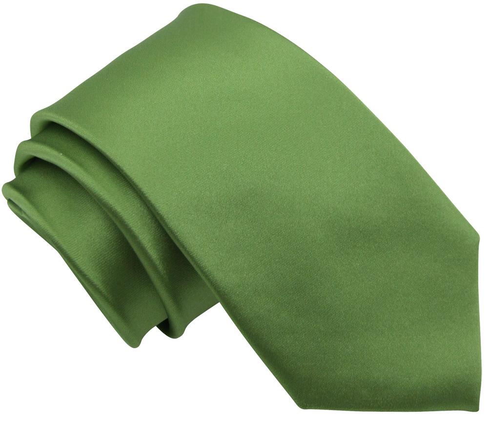 Olive Green Boys Tie - Childrenswear