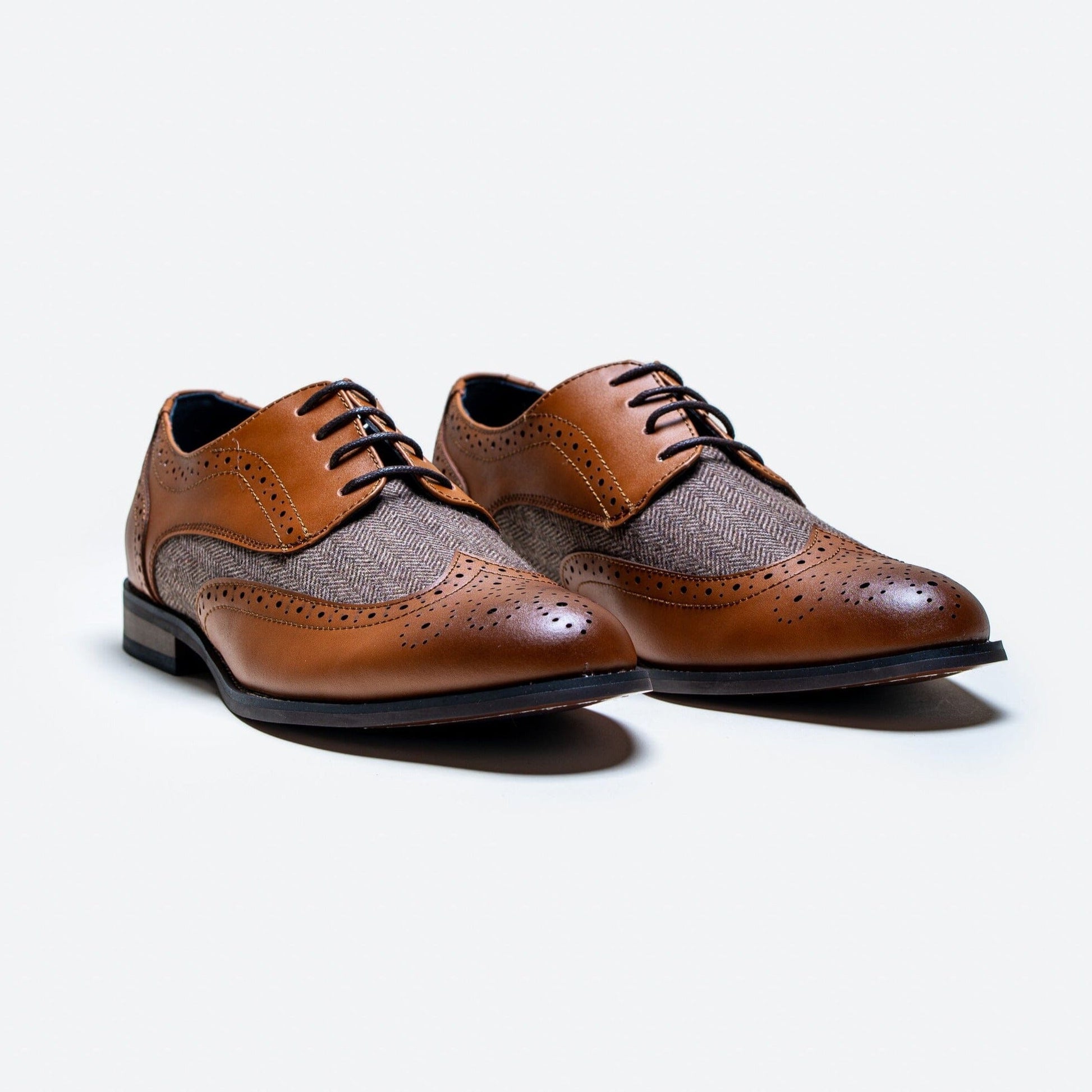 Oliver Tan Tweed Shoes - Shoes - - THREADPEPPER