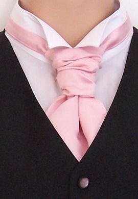 Pale Pink Boys Pre-Tied Wedding Cravat - Childrenswear