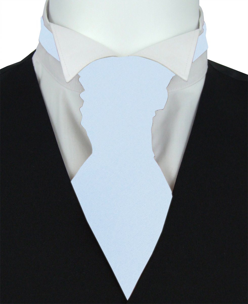 Pastel Blue Boys Pre-Tied Wedding Cravat - Childrenswear