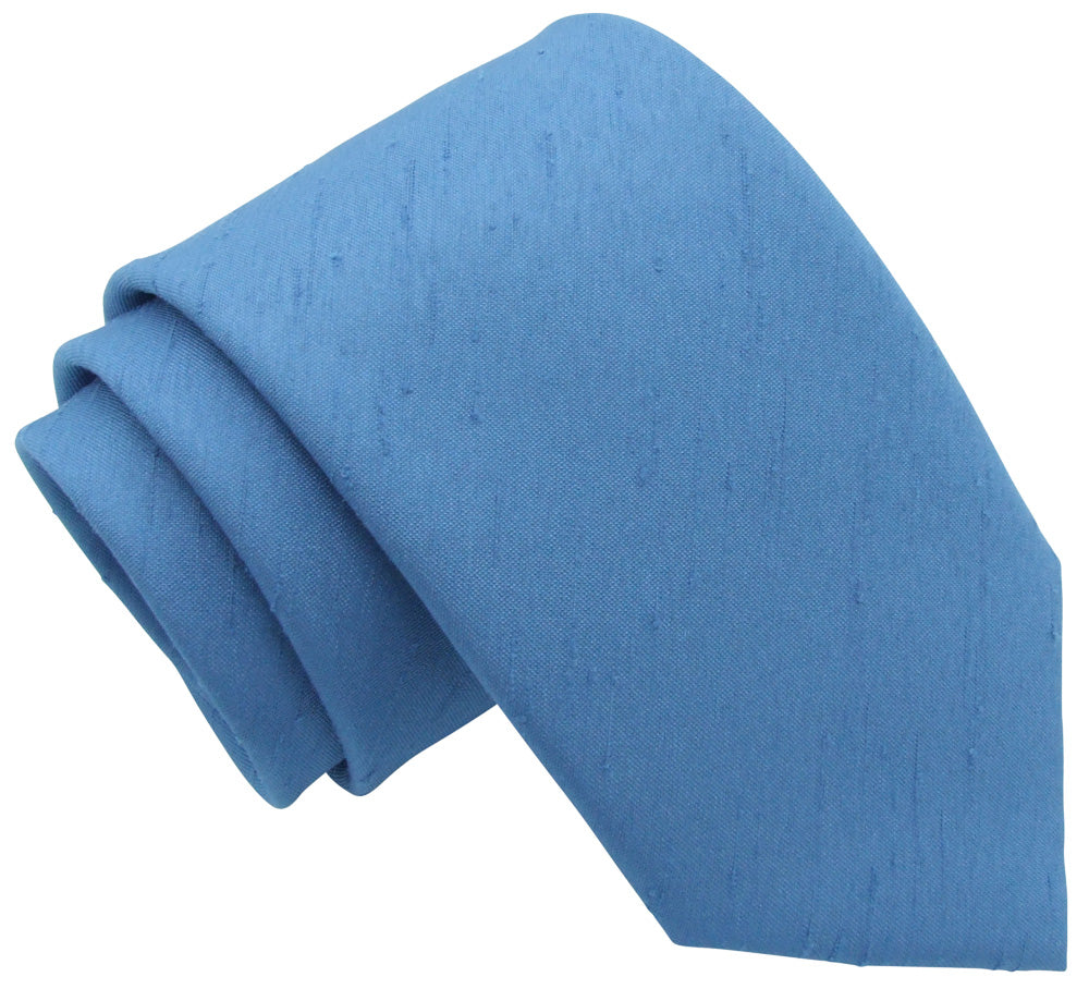 CLEARANCE - Bluebell Shantung Skinny Tie