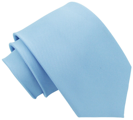 Blue Silk Wedding Tie