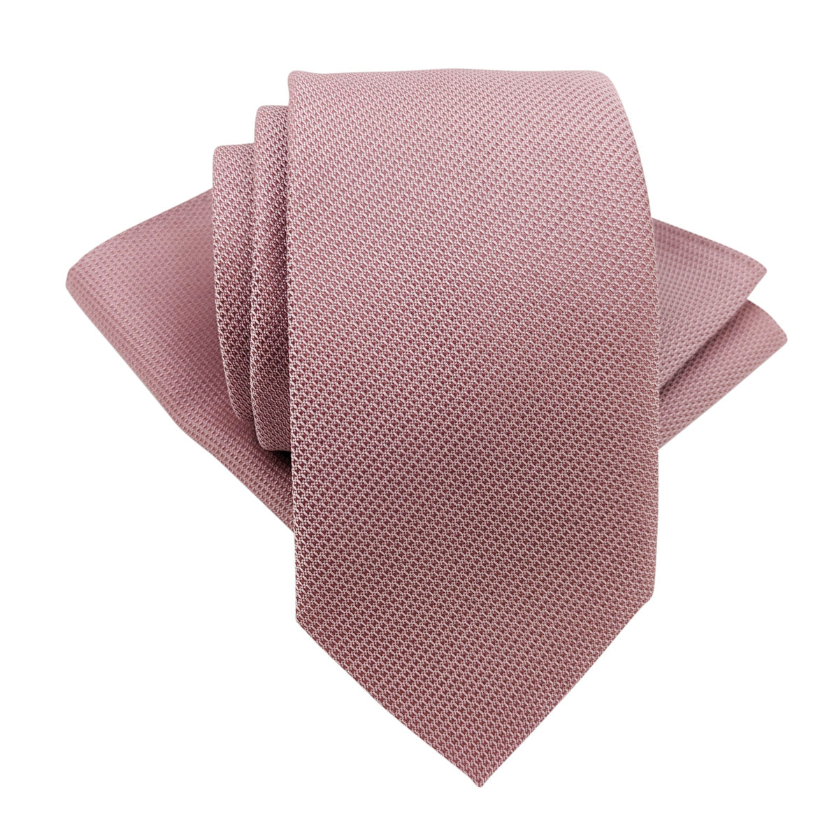 Mid Rose Woven Pocket Square