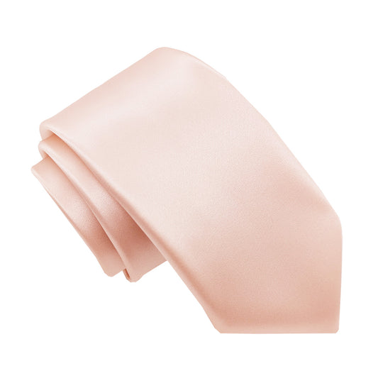 Blush Pink Silk Wedding Tie