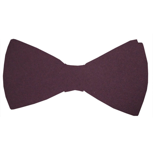 Plum Bow Tie - Wedding