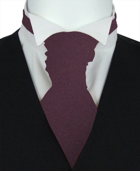 Plum Boys Pre-Tied Wedding Cravat - Childrenswear