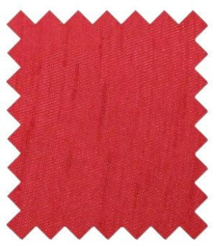 Red Shantung Wedding Swatch - Wedding