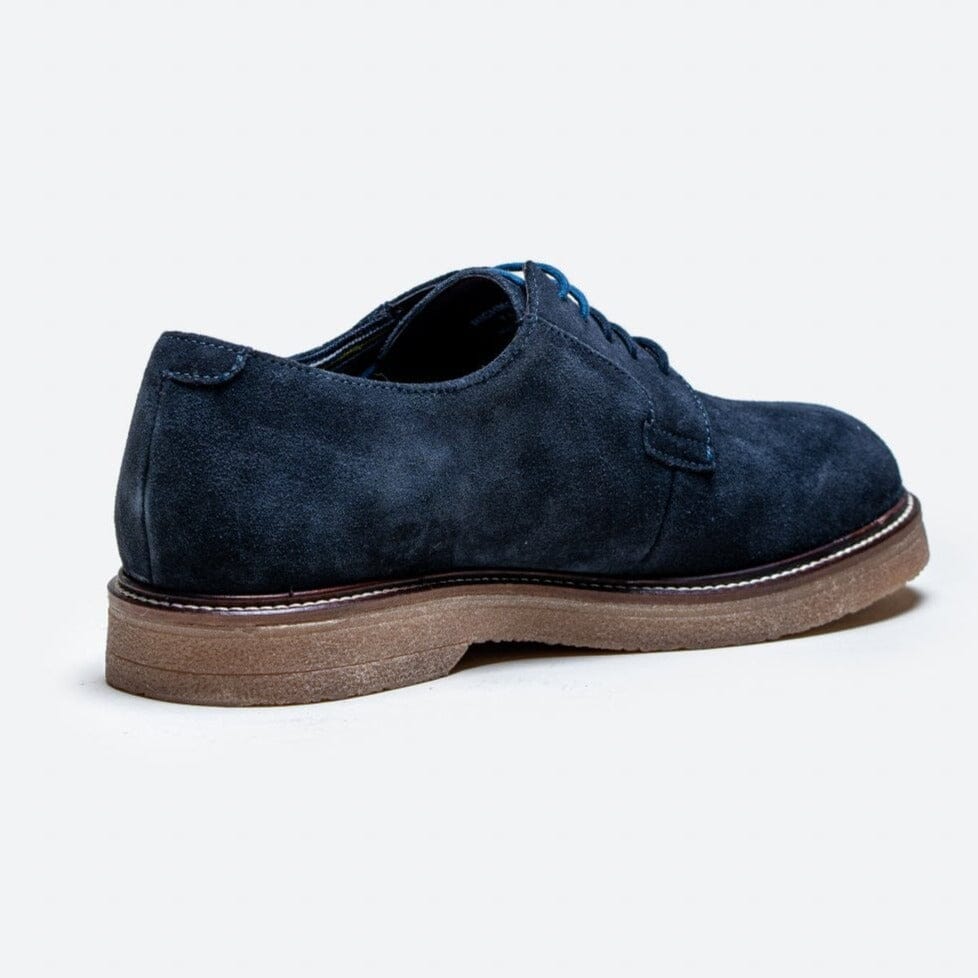 Richmond Navy Suede Shoes - Shoes - - THREADPEPPER