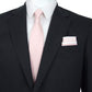 Rose Quartz Shantung Wedding Tie - Wedding