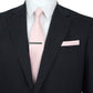 Rose Quartz Shantung Wedding Tie - Wedding
