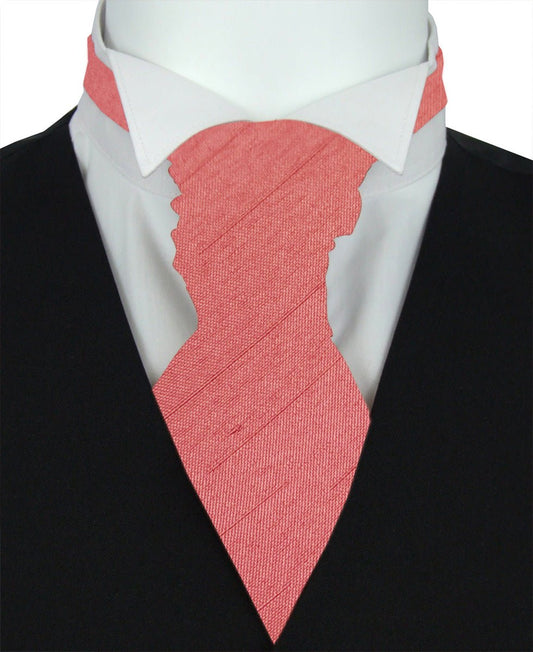 Rustic Rose Shantung Boys Wedding Cravat - Childrenswear - - Swagger & Swoon