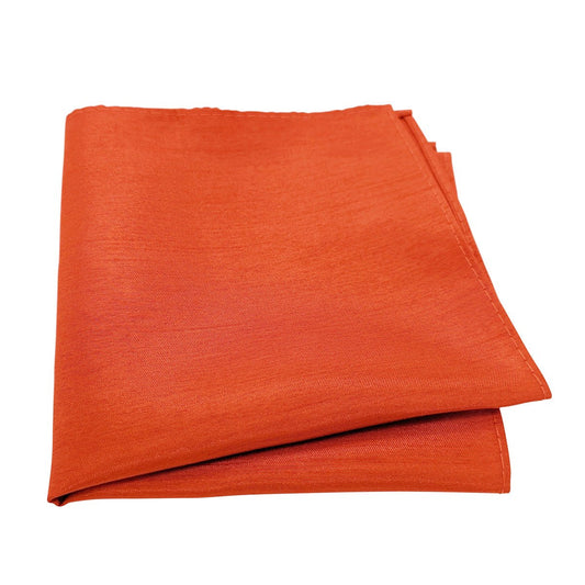 Saffron Shantung Pocket Square - Wedding Pocket Square - - Swagger & Swoon