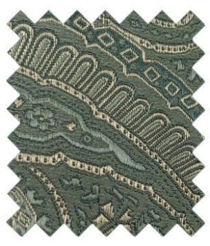 Sage Paisley Swirls Wedding Swatch - Swatch - - Swagger & Swoon